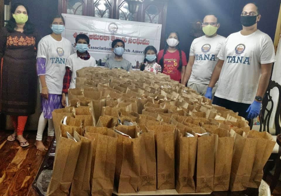 TANA Houston Team donated Meals to Orphan Kids