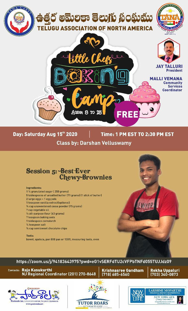 Super Chewy Brownies Making Live Session by Darshan Vellu Swamy
