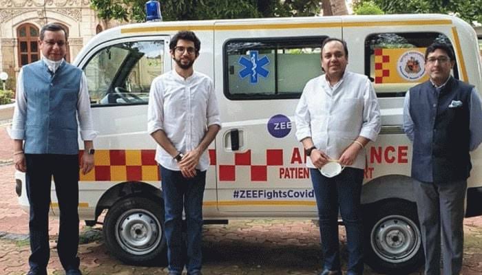 తెలంగాణా రాష్ట్రానికి 20  అంబులెన్స్ లు, 4,000 పీపీఈ కిట్లు మరియు 1,50,000  రోజువారీ భోజనాలను విరాళంగా అందించిన జీ  ఎంటర్ టైన్ మెంట్