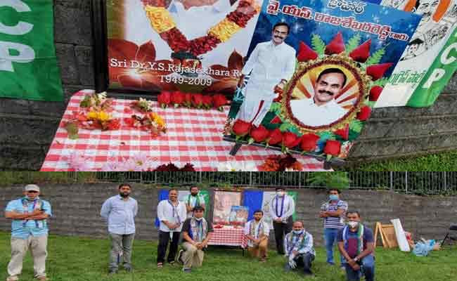 వాషింగ్టన్ డీసీలో వైఎస్సార్ కు అభిమానుల ఘననివాళి