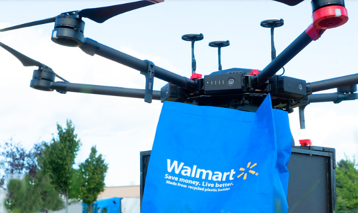 డ్రోన్ ద్వారా డెలివరీ చేయనున్న వాల్ మార్ట్