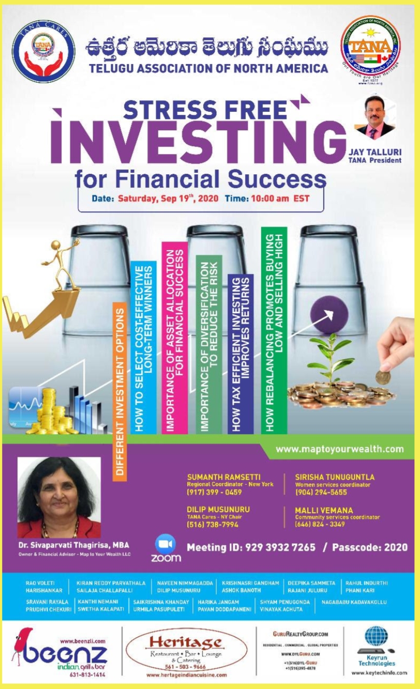 Webinar by Dr.Sivaparvati Thagirasa on September 19