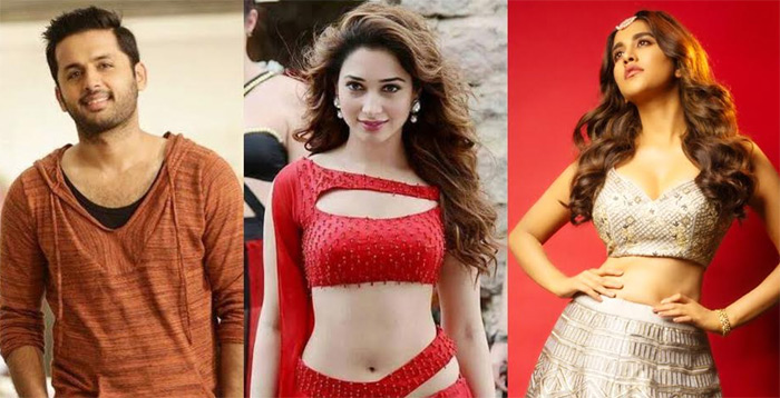 నితిన్ తో జత కట్టిన  తమన్నా, నాభ నటేష్