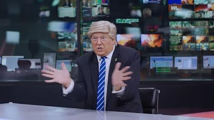 డొనాల్డ్ ట్రంప్ కు యాంకర్ ఉద్యోగం