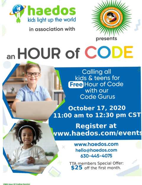 TTA Presents an Hour of Coding Session