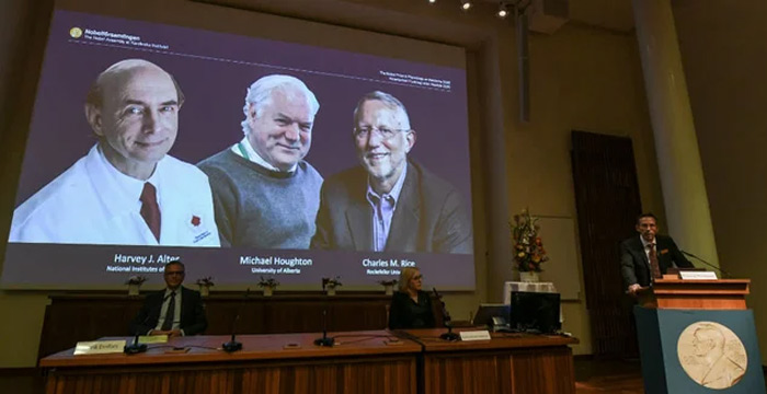 వైద్య శాస్త్రంలో ముగ్గురికి నోబెల్ బహుమతి