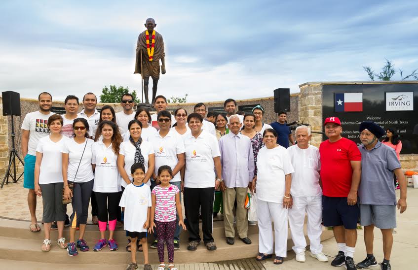 3rd International Day Of Yoga At Mahatma Gandhi Memorial In Dallas 