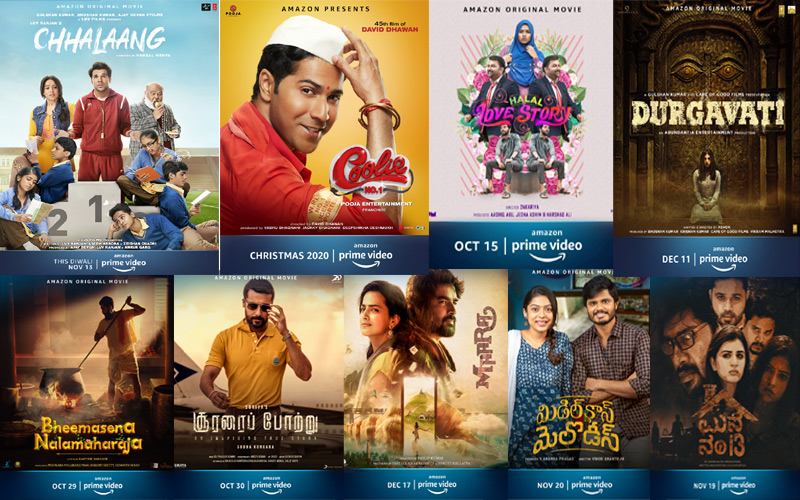 5 భాష‌ల్లో 9 సినిమాల్ని డైరెక్ట్ రిలీజ్ చేయ‌బోతున్న అమెజాన్ ప్రైమ్ వీడియో