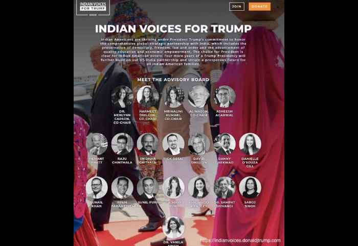 డొనాల్డ్ ట్రంప్‍కు మద్దతుగా ప్రచారపర్వంలో తెలుగువాళ్ళు