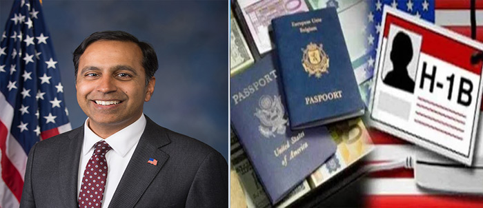 గ్రీన్‍కార్డు నిబంధనలు సరళతరం చేస్తాం : రాజా కృష్ణమూర్తి