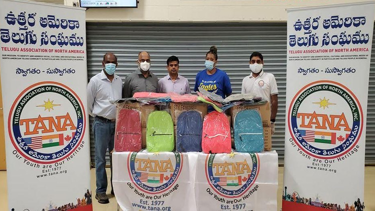 ఛార్లెట్ లో తానా బ్యాక్‍ప్యాక్‍