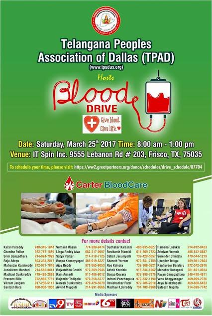 Tpad Hosts Blood Drive In Dallas 