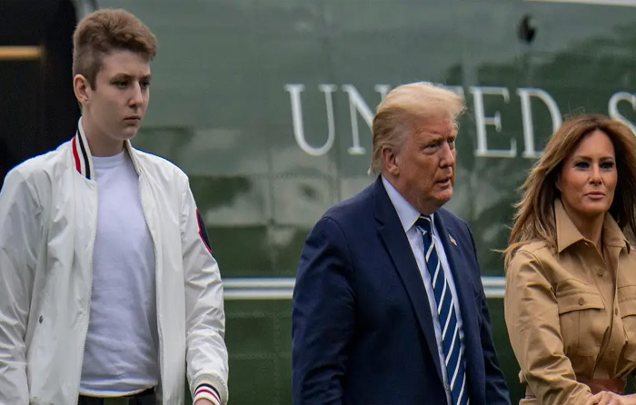 డొనాల్డ్ ట్రంప్ కుమారుడికి కరోనా