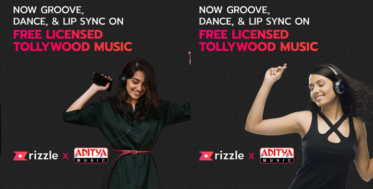 ఆదిత్య మ్యూజిక్ తో హైదరాబాద్ షార్ట్ వీడియో యాప్ రిజిల్ భాగస్వామ్యం