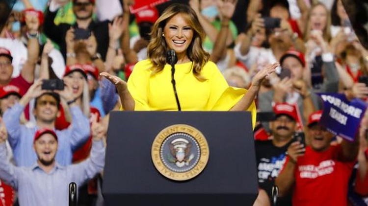 ఎన్నికల ప్రచారంలో మెలానియా ట్రంప్