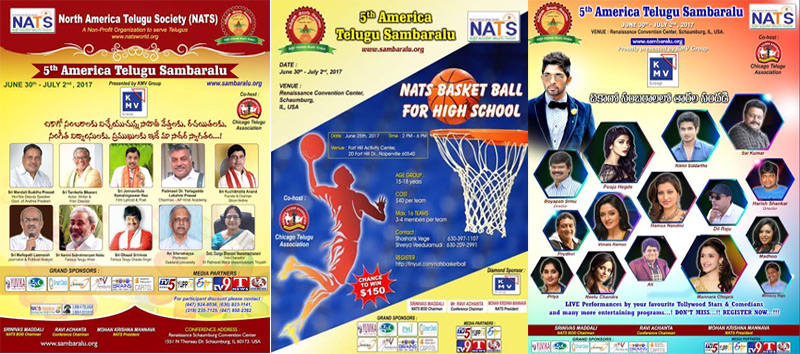 నాట్స్ 5 వ అమెరికా తెలుగు సంబరాలకు ముమ్మరంగా సన్నాహాలు