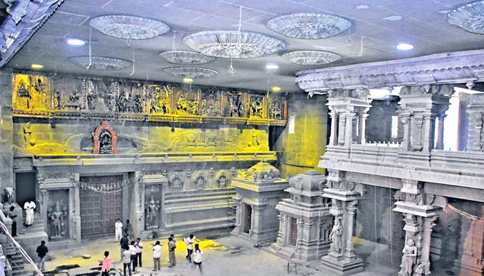 యాదాద్రి కి తుది మెరుగులు : దాదాపు పునర్నిర్మాణ పనులు పూర్తి