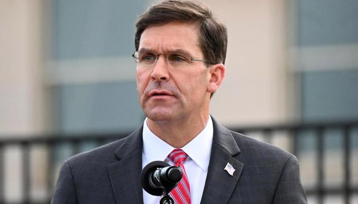 రక్షణశాఖ మంత్రికి ట్రంప్ షాక్ రక్షణశాఖ మంత్రికి ట్రంప్ షాక్