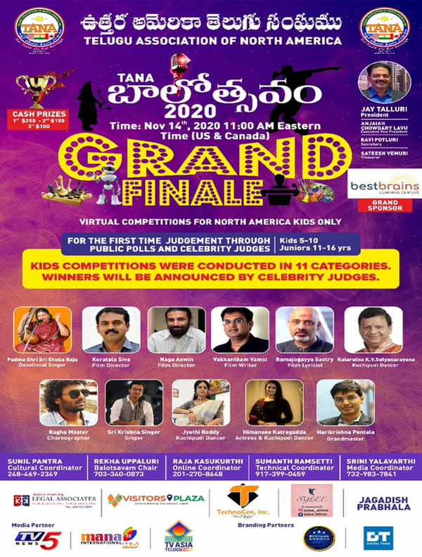 TANA Balotsavam 2020 – Grand Finale