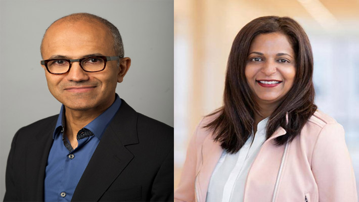 సత్య నాదెళ్ల, సోనియా సైంగల్ లకు  జో బైడెన్ ఆహ్వానం