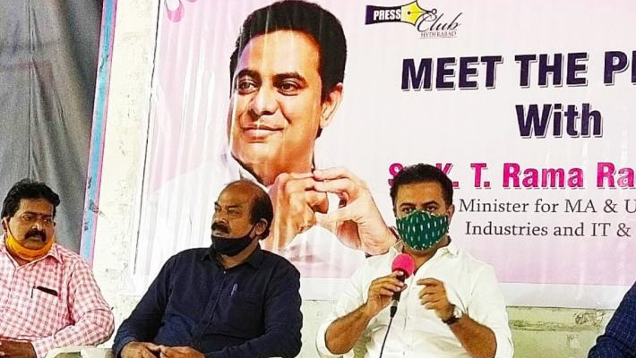 గ్రేటర్ ఎన్నికల్లో పొత్తు లేదు…కేటీఆర్