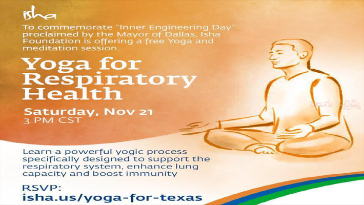 TPAD Community Supported Events – ISHA Yoga For Respiratory Health