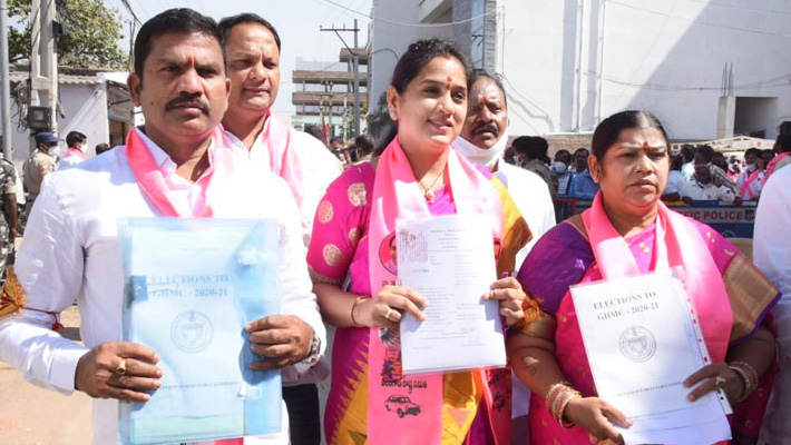 గ్రేటర్ లో ముగిసిన నామినేషన్ల పర్వం