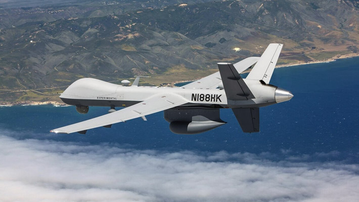 అమెరికా డ్రోన్లతో సముద్ర నిఘా