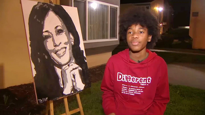 14 సంవత్సరాల అభిమాని కి కమలా హ్యారిస్ పిలుపు 14 సంవత్సరాల అభిమాని కి కమలా హ్యారిస్ పిలుపు