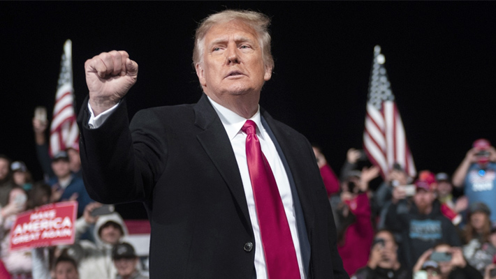 డొనాల్డ్ ట్రంప్ నోట మళ్లీ అదే మాట డొనాల్డ్ ట్రంప్ నోట మళ్లీ అదే మాట