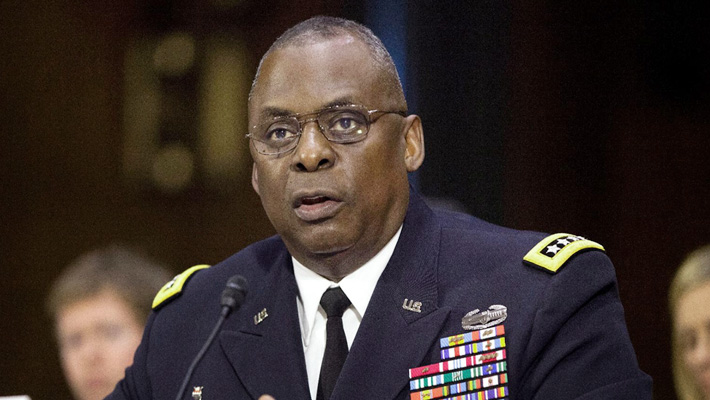 రక్షణ శాఖ మంత్రిగా ఆఫ్రికన్-అమెరికన్ లాయిడ్ ఆస్టిన్ రక్షణ శాఖ మంత్రిగా ఆఫ్రికన్-అమెరికన్ లాయిడ్ ఆస్టిన్