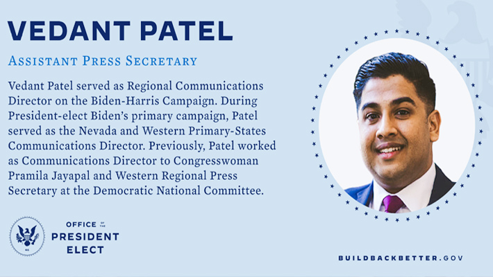 జో బైడెన్ టీంలో మరో భారతీయ అమెరికన్