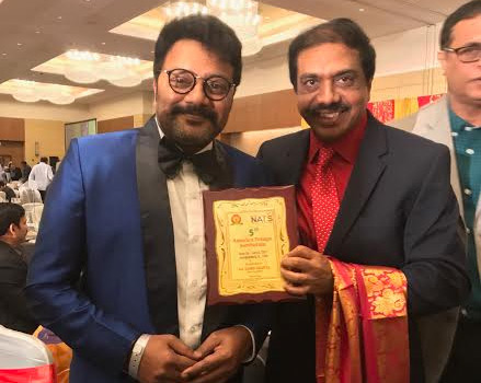 నాట్స్‌ సంబరాల్లో దాము గెదెలకు కమ్యూనిటీ అవార్డు ప్రదానం