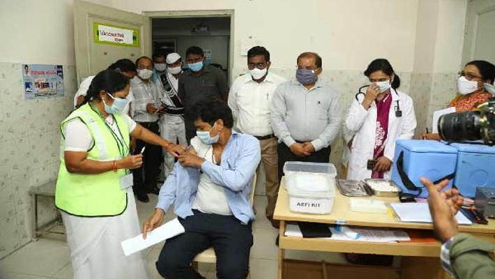 ఏపీలో కొవిడ్ టీకా డ్రైరన్ విజయవంతం