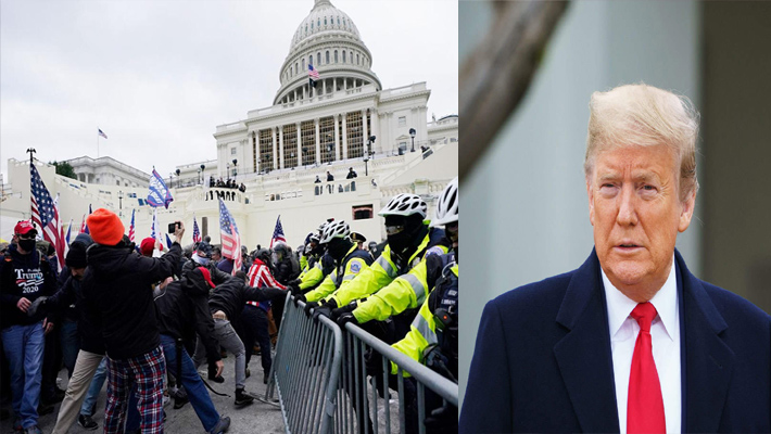 ట్రంప్ వైఖరిపై మండిపడుతున్న ప్రజాస్వామ్యవాదులు