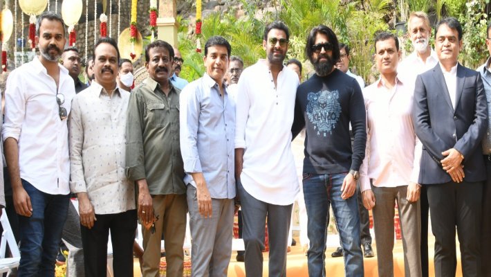 ప్రభాస్, ప్రశాంత్ నీల్, హోంబలే ఫిలింస్ కాంబినేషన్ లో ప్రారంభమైన ‘సలార్’