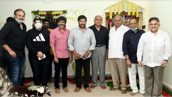 మెగాస్టార్ చిరంజీవి 153వ చిత్రం ‘లూసిఫర్’ మొదలైంది