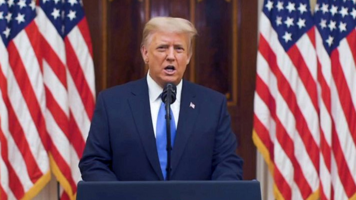 అమెరికన్ల సేవకే అంకితమవుతా భావోద్వేగంతో డొనాల్డ్ ట్రంప్ వీడ్కోలు ప్రసంగం అమెరికన్ల సేవకే అంకితమవుతా భావోద్వేగంతో డొనాల్డ్ ట్రంప్ వీడ్కోలు ప్రసంగం