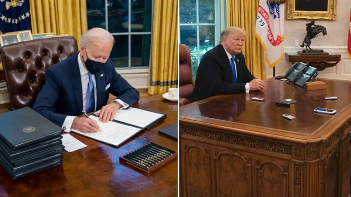 రెడ్ బటన్ తొలగించిన జో బైడెన్