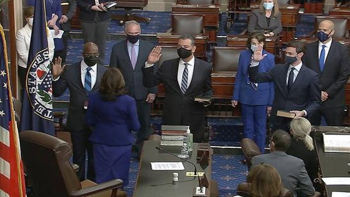 సెనేట్ లో ఇప్పుడు డెమొక్రాట్లదే పైచేయి