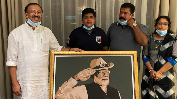 ప్రధాని మోదీకి అరుదైన కానుక