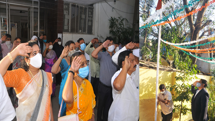 సమాచార కమీషనరేట్ కార్యలయ ఆవరణలో గణతంత్ర దినోత్సవ వేడుకలు