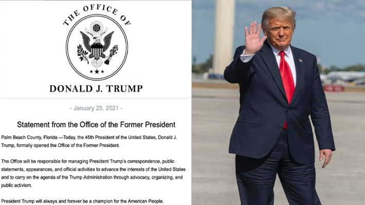 కొత్త ఆఫీసు ఓపెన్ చేసిన డొనాల్డ్ ట్రంప్ కొత్త ఆఫీసు ఓపెన్ చేసిన డొనాల్డ్ ట్రంప్