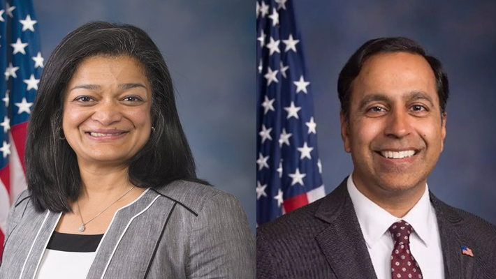 ప్రమీలా జయపాల్, రాజా కృష్ణమూర్తికి కీలక బాధ్యతలు! ప్రమీలా జయపాల్, రాజా కృష్ణమూర్తికి కీలక బాధ్యతలు!