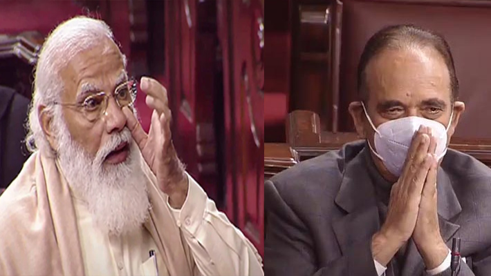 రాజ్యసభలో ప్రధాని మోదీ కన్నీరు…