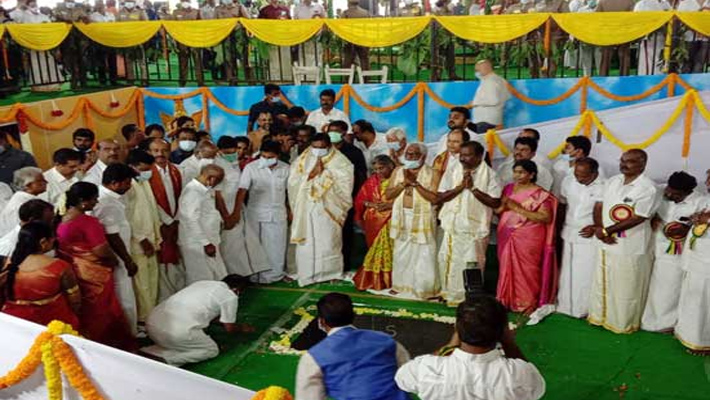 తమిళనాడులో శ్రీవారి ఆలయానికి భూమిపూజ