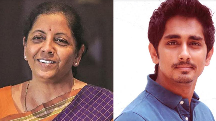 ధరల పెంపుదల పై హీరో సిదార్థ్  నిర్మల సీతారామన్ పై సెటైరికల్ కామెంట్