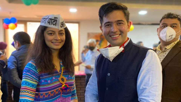 ఆప్ లో చేరిన మిస్ ఇండియా