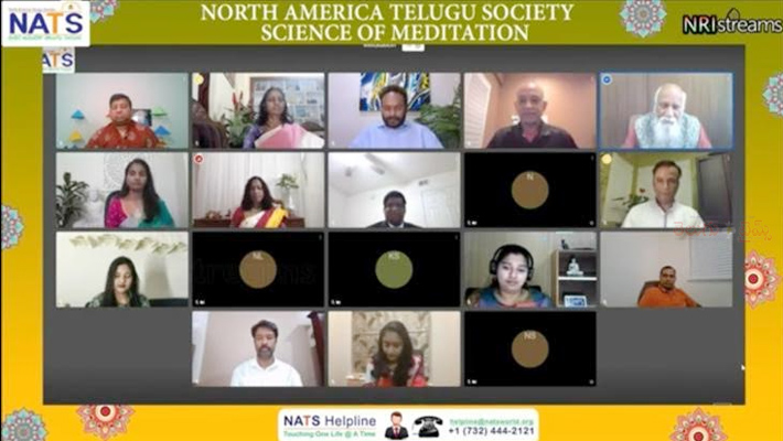 ధ్యానంపై నాట్స్ ఆన్ లైన్ ద్వారా అవగాహన