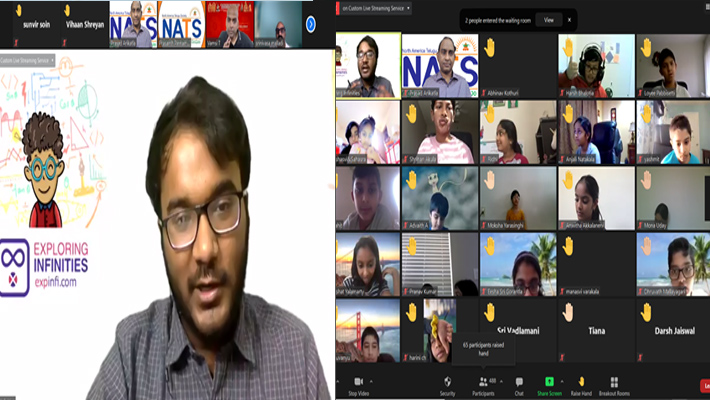 భాను ప్రకాశ్  తో ఓం సాయి బాలాజీ ఆలయం న్యూజెర్సీ తో సంయుక్తంగా నాట్స్ వెబినార్